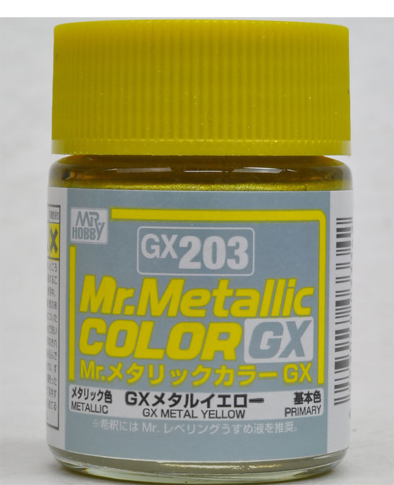 Mr Color - GX203 Metallic Yellow 18ml