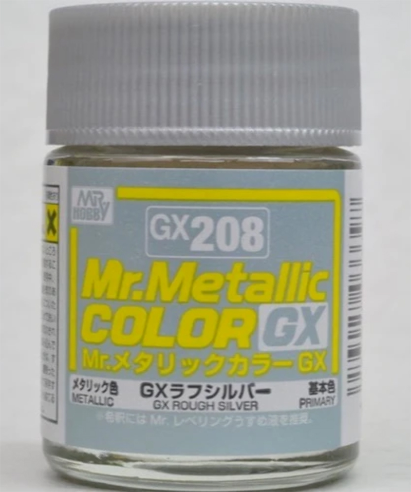 Mr Color - GX208 Metallic Rough Silver 18ml
