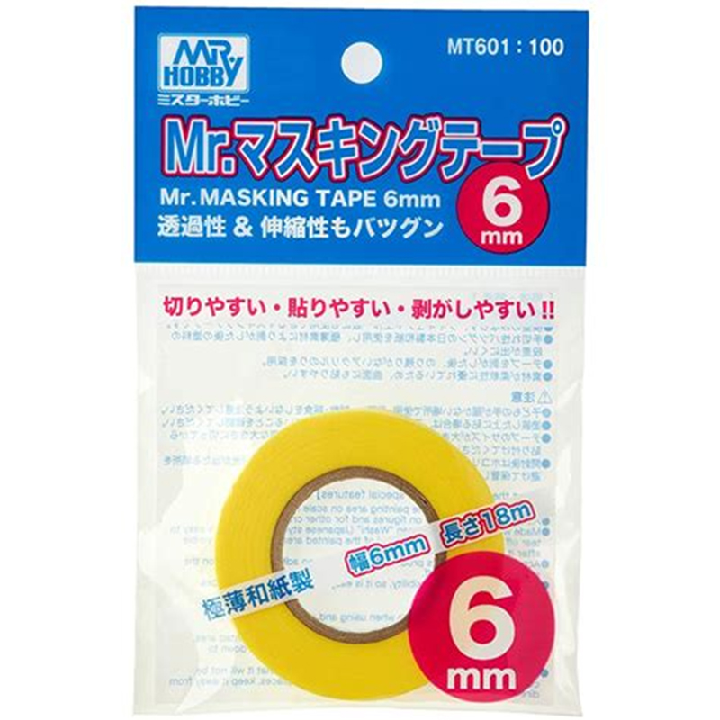 Mr Hobby - MT601 Mr. Masking Tape 6mm - Click Image to Close