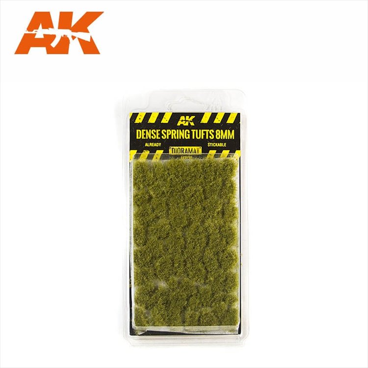 AK Interactive - Dense Spring Tufts 8mm - Click Image to Close