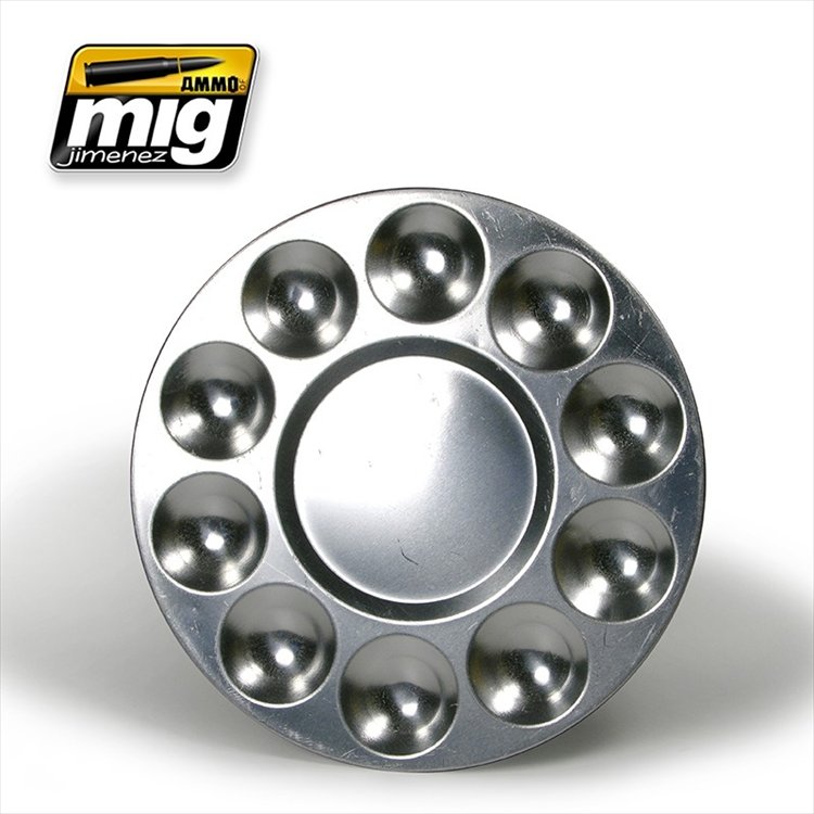 Ammo Mig - 10 wells Aluminum Pallet