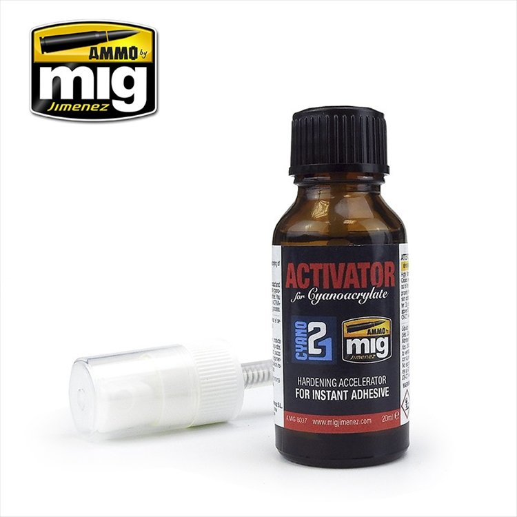 Ammo Mig - Activator for Cyanoacrylate Glue - Click Image to Close