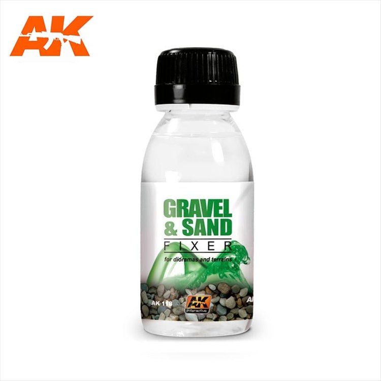 AK Interactive - Gravel & Sand Fixer - Click Image to Close