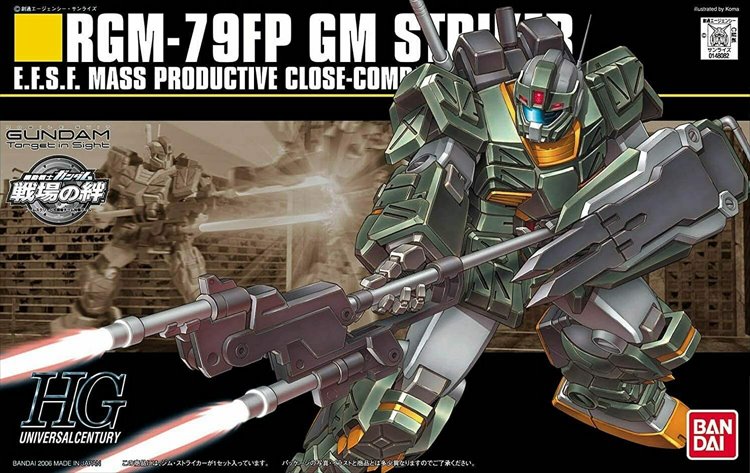 Gundam - 1/144 HGUC RGM-79FP Gundam GM Striker Model Kit - Click Image to Close