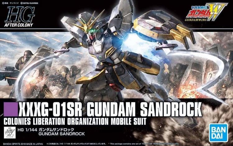 Gundam - 1/144 HGAC XXXG-01SR Sandrock Gundam Model Kit - Click Image to Close