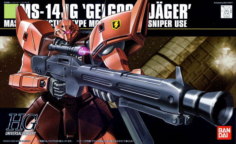 Gundam - 1/144 HGUC MS-14JG Gelgoog Jager Model Kit