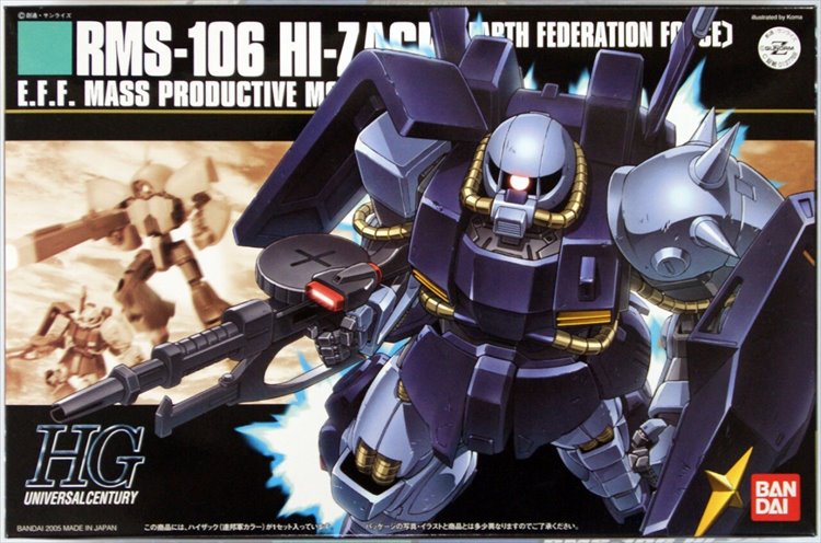 Gundam - 1/144 HGUC RMS-106 Hi-Zaku Earth Federation Model Kit