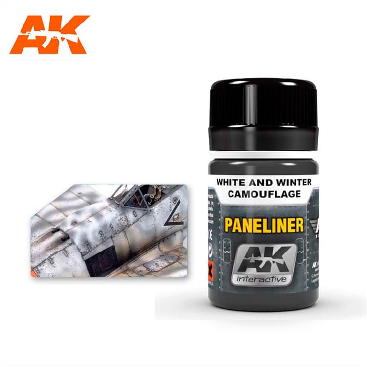 AK Interactive - Paneliner for White and Winter Camouflage