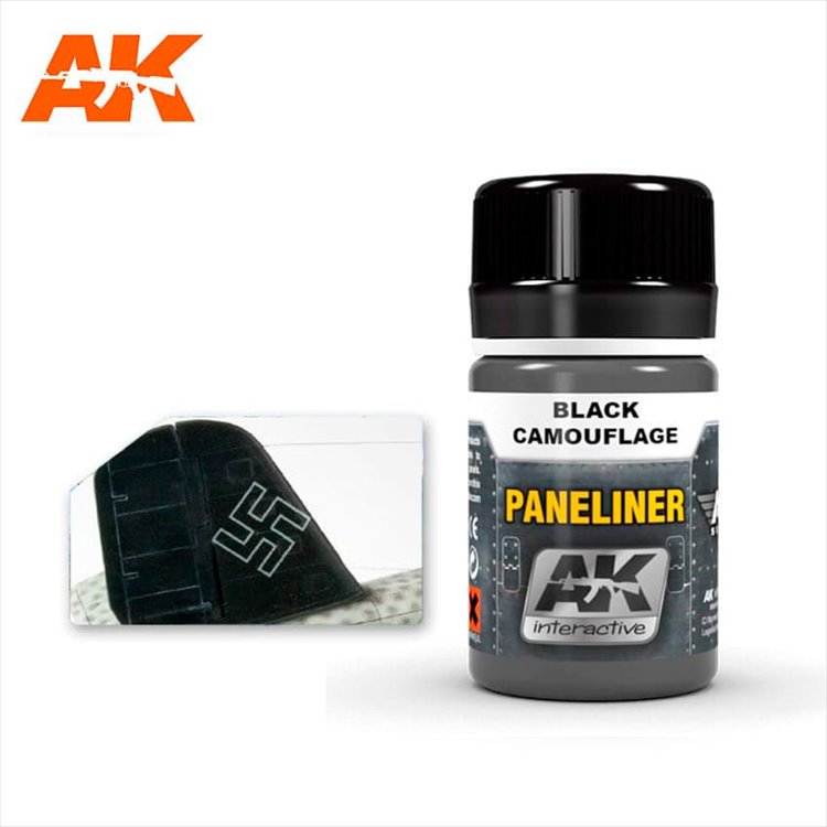 AK Interactive - Paneliner for Black Camouflage - Click Image to Close