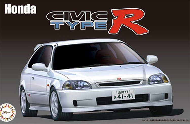 Fujimi - 1/24 Honda Civic Type R Late Ver EK 9 Model Kit - Click Image to Close