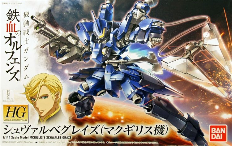Gundam IBO - 1/144 HG Schwalbe Graze McGillis Custom Model Kit - Click Image to Close