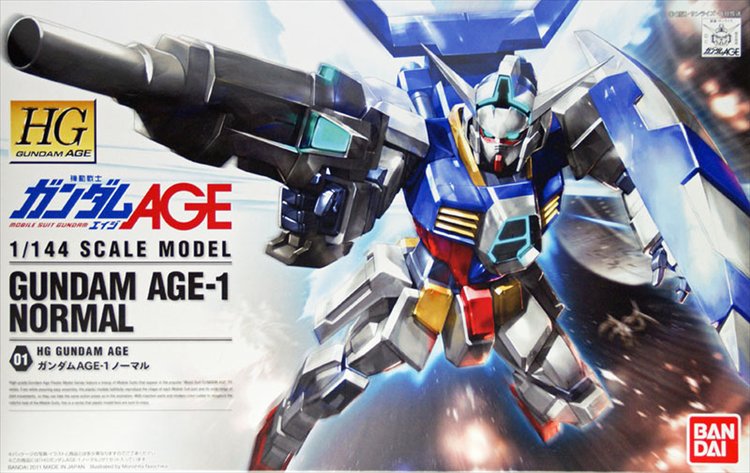 Gundam AGE - 1/144 HG AGE-1 Normal Model Kit - Click Image to Close