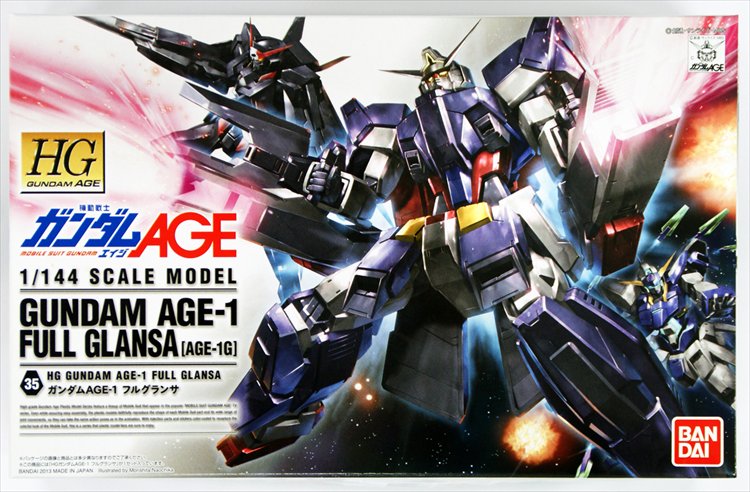 Gundam AGE - 1/144 HG AGE-1 Full Glanza Model Kit - Click Image to Close