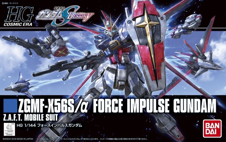 Gundam Seed - 1/144 HG Force Impulse Gundam Model Kit - Click Image to Close