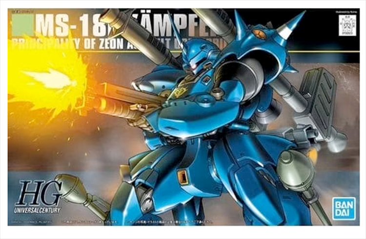 Gundam - 1/144 HGUC MS-18E Kampfer Model Kit - Click Image to Close