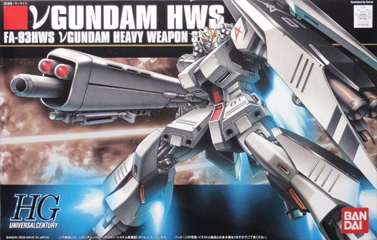 Gundam - 1/144 HGUC Nu Gundam Heavy Weapon System Equipment Type Model Kit - Click Image to Close