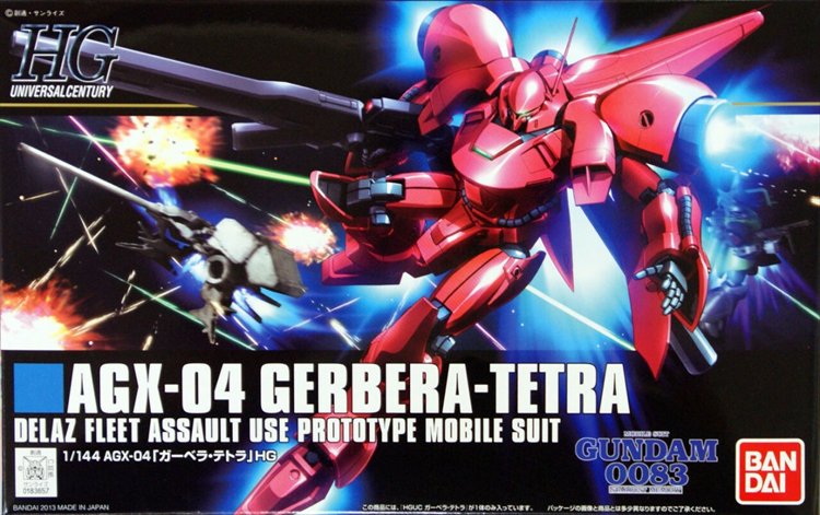 Gundam 0083 - 1/144 HGUC Gerera Tetra Model Kit - Click Image to Close