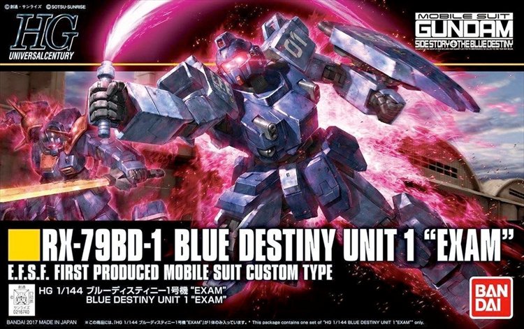 Gundam - 1/144 HGUC RX-79BD-1 Blue Destiny Unit 1