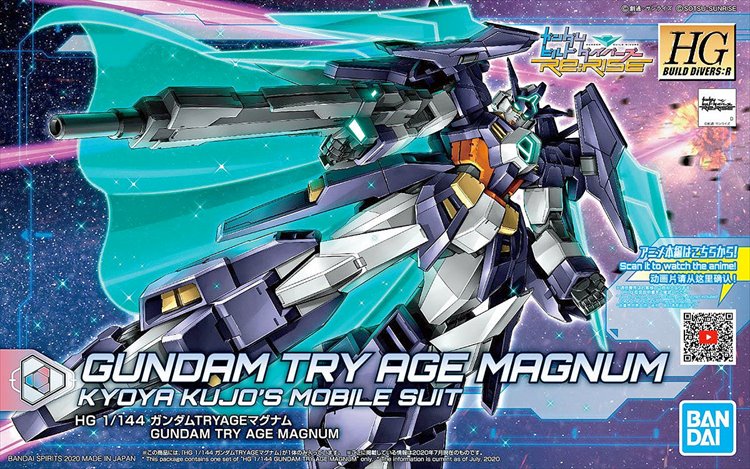 Gundam - 1/144 HGBD Gundam Try Age Magnum - Click Image to Close