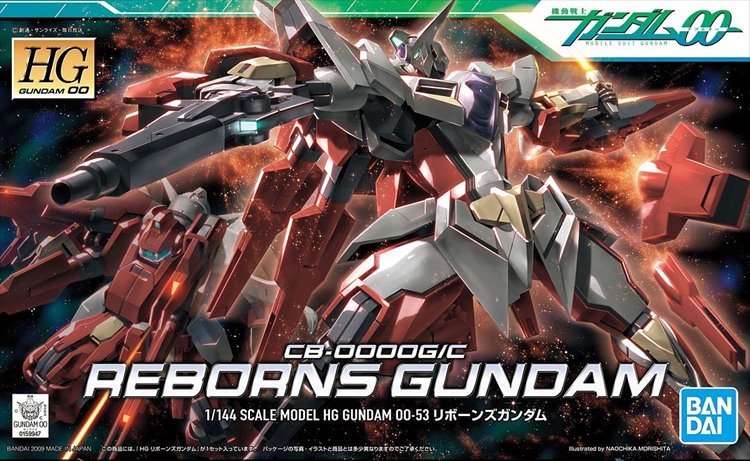 Gundam 00 - 1/144 HG Reborns Gundam - Click Image to Close