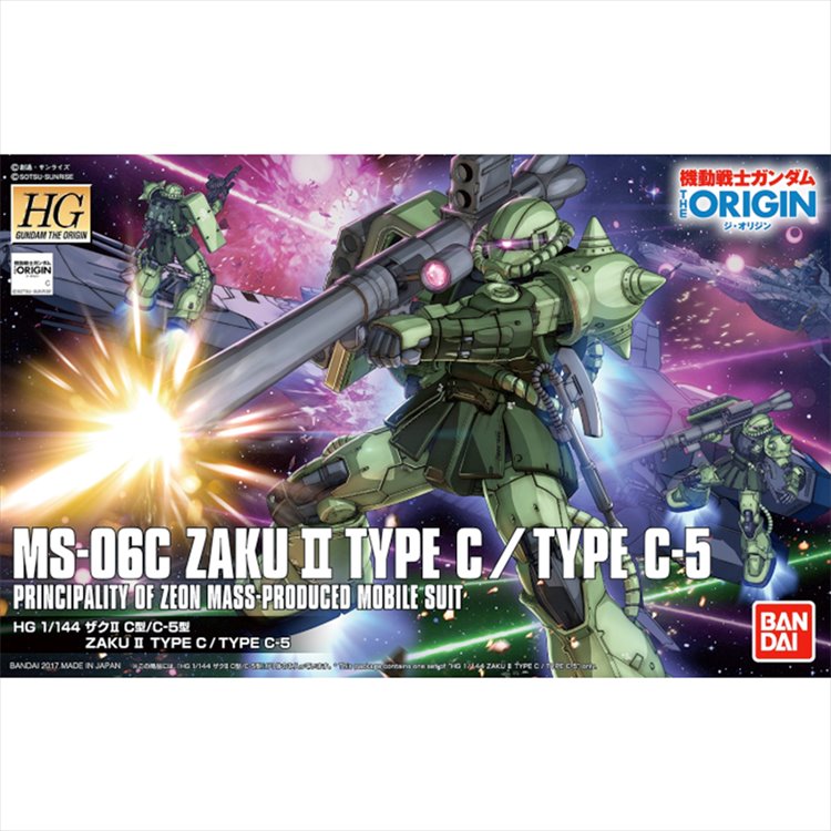 Gundam The Origin - 1/144 HG Zaku II Type C Type C-5 - Click Image to Close