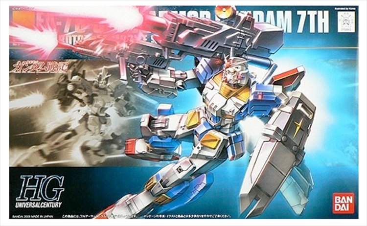 Gundam - 1/144 HGUC RX-78-3 Full Armor 7th Gundam - Click Image to Close