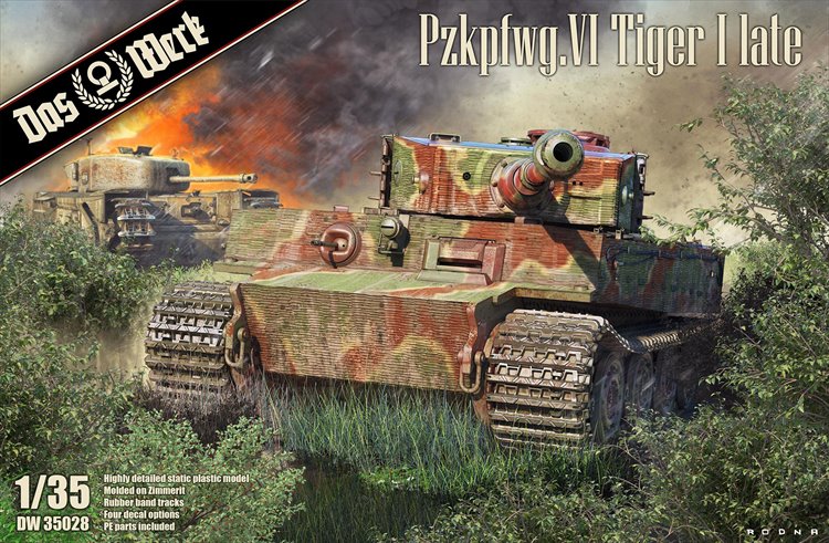 Das Werk - 1/35 PzKpfwg.VI Tiger I late Model Kit - Click Image to Close