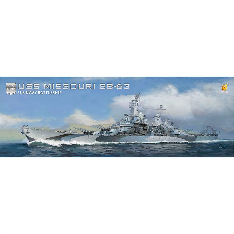 Very Fire - 1/700 USS Missouri BB-63 DX version - Click Image to Close