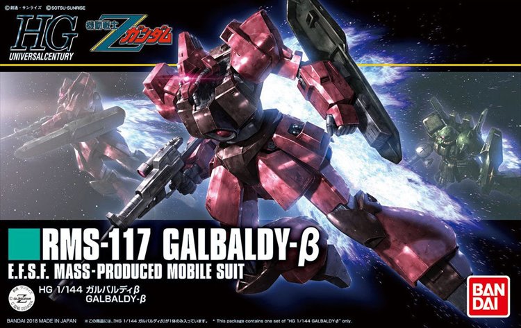 Gundam - 1/144 HGUC Galbaldy Beta - Click Image to Close