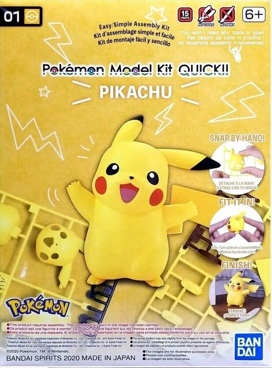 Pokemon - Spirit Pokemon Model Kit Pikachu - Click Image to Close