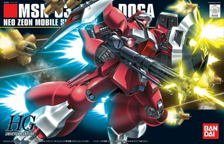 Gundam - 1/144 HGUC Jagd Doga Quess Chars Counterattack - Click Image to Close