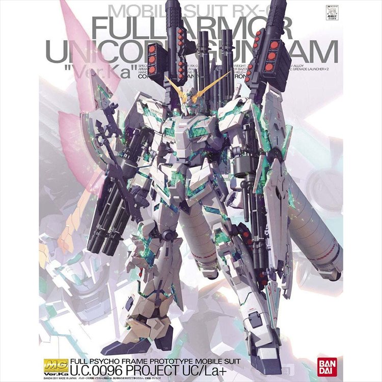 Gundam Unicorn - 1/100 MG Full Armor Unicorn Gundam Ver. Ka