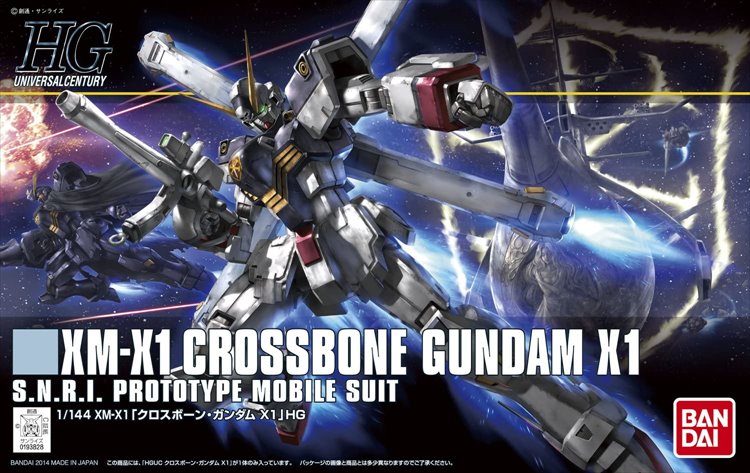 Gundam - 1/144 HGUC Crossbone Gundam X1 - Click Image to Close