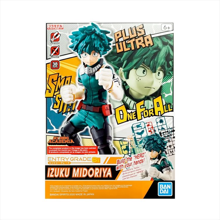 My Hero Academia - Izuku Midoriya Entry Grade Model Kit - Click Image to Close