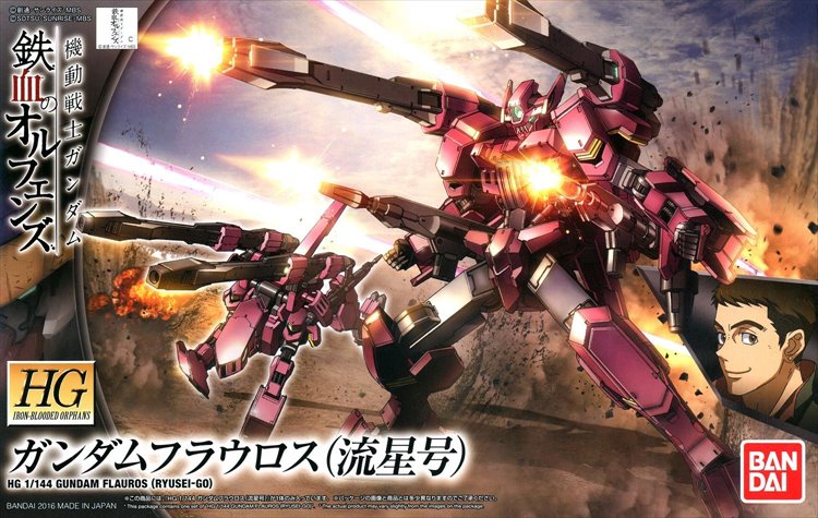 Gundam IBO - 1/144 Flauros Ryusei-Go Model Kit - Click Image to Close