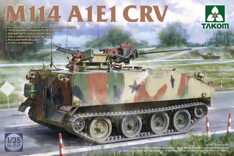 Takom - 1/35 M114 A1E1 CRV Model Kit - Click Image to Close