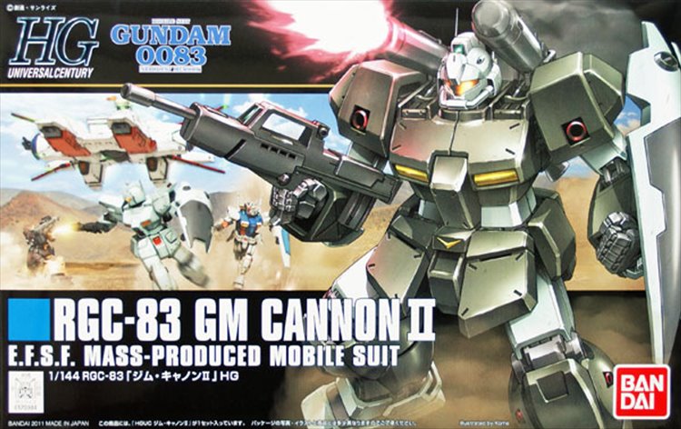 Gundam - 1/144 HGUC GM Cannon II - Click Image to Close
