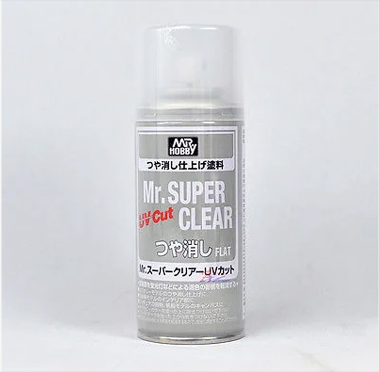 Mr Color - Mr Super Clear UV Cut Flat Spray - Click Image to Close