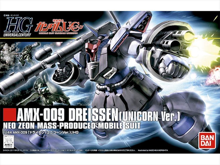 Gundam - 1/144 HGUC Dreissen Unicorn Ver. - Click Image to Close