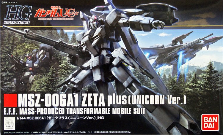 Gundam - 1/144 HGUC MSZ-006A1 Zeta Plus Unicorn Ver. - Click Image to Close