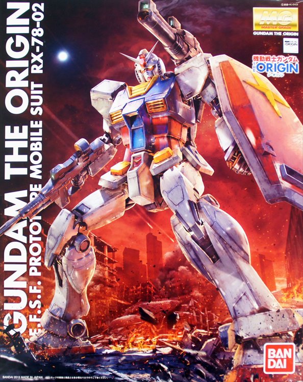 Gundam The Origin - 1/100 MG RX-78-02 Gundam