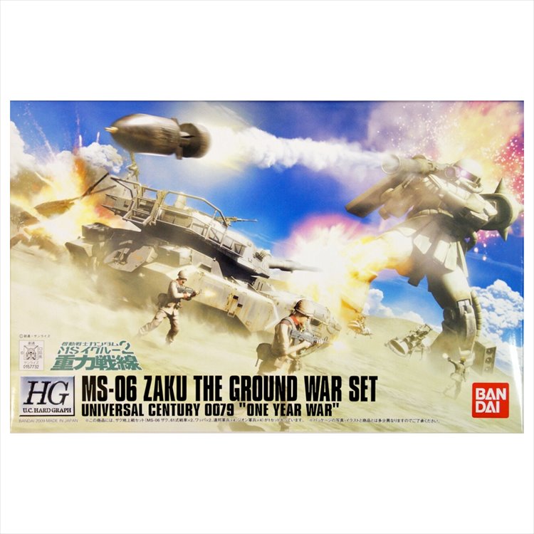 Gundam - 1/144 HGUC MS-06 Zaku Ground War Set