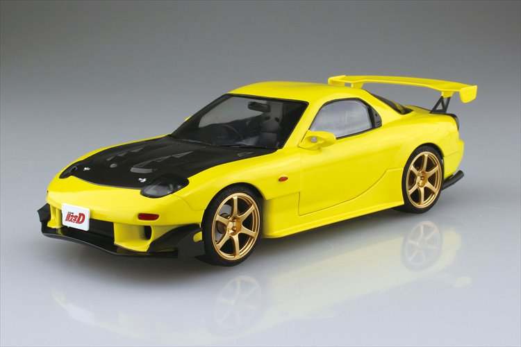 Initial D - 1/24 Takahashi Keisuke Fd3S RX-7 Project D Ver. Prepainted Ver.