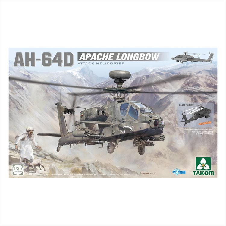 Takom - 1/35 AH-64D Apache Longbow Helicopter