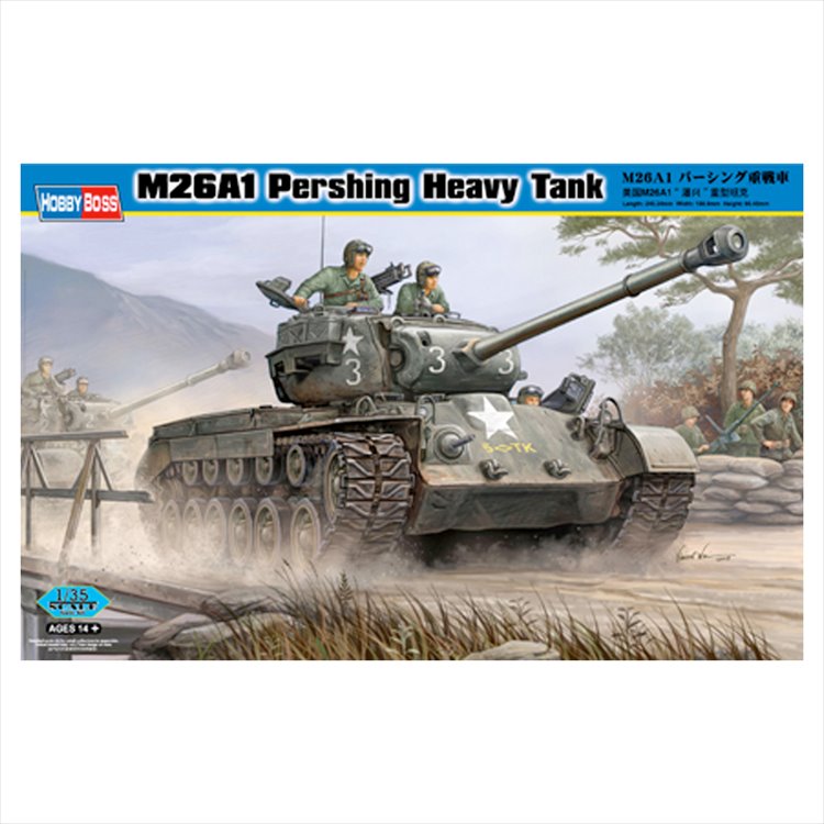 Hobby Bose - 1/35 M26A1 Pershing Heavy Tank - Click Image to Close