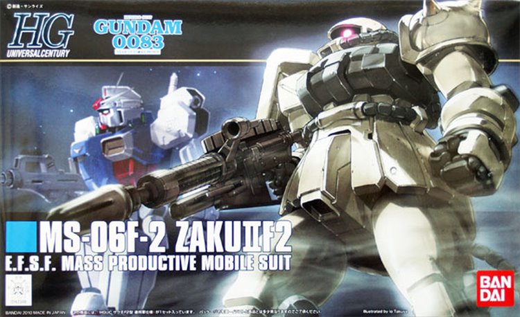 Gundam - 1/144 HGUC F2-Zaku Earth Federation Type - Click Image to Close