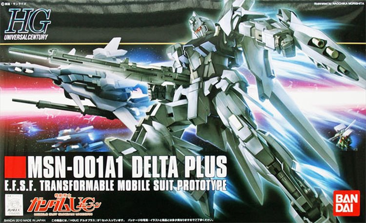 Gundam - 1/144 HGUC MSN-001A1 Delta Plush Gundam - Click Image to Close