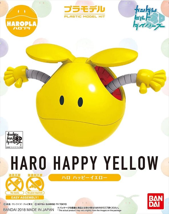 Gundam Seed - Haro Happy Yellow HaroPla Model Kit