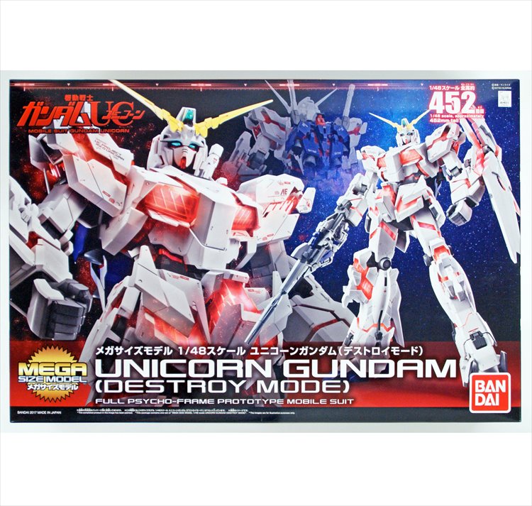 Gundam Unicorn - 1/48 Mega Size Unicorn Gundam Destroy Mode