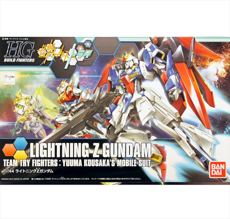 Gundam Build Fighters Try - 1/144 HGBF Lightning Z Gundam - Click Image to Close